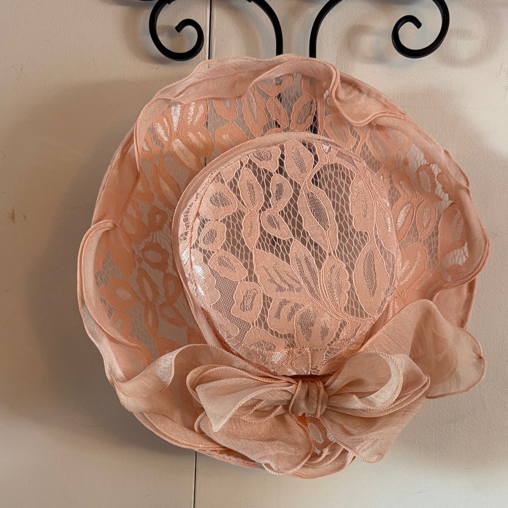 Source Unknown Blush Lace Sun Hat - image 2